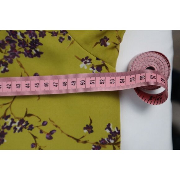 APT9‎ Mustard -purple Floral with Button Front & Elastic Hem Size PL - Picture 7 of 8